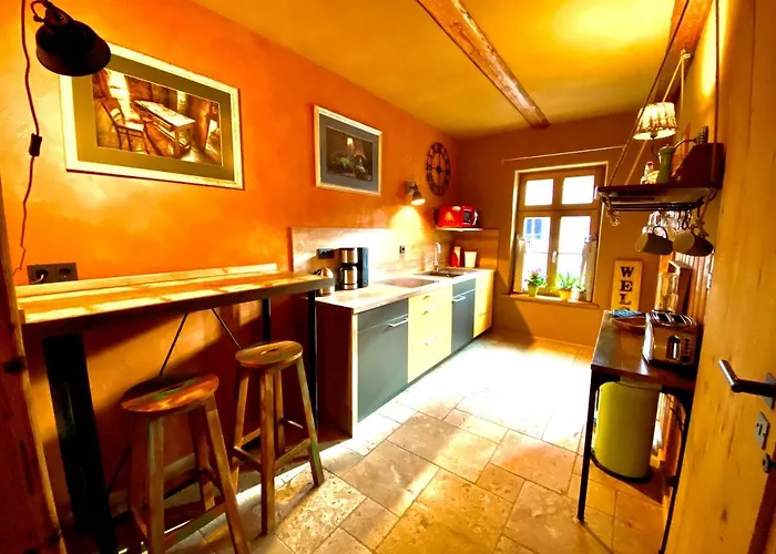 Gemuetliche Oekologische Ferienwohnung Eg Innenstadt شقة *